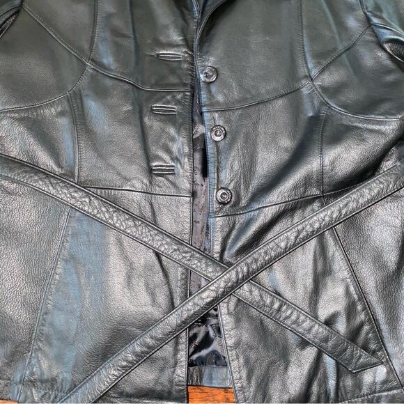Wilson Leather Maxima Thinsulate Ultra Insulation Leather Jacket Large Black - Picture 5 of 11